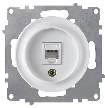 Розетка компьютерная 1-м СП Florence RJ45 кат.5E механизм бел. 1E20701300 OneKeyElectro 2172770 Розетка компьютерная 1-м СП Florence RJ45 кат.5E механизм бел. 1E20701300 OneKeyElectro 2172770
