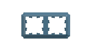 Рамка 2-пост. AtlasDesign Antique универс. изумруд. SE ATN100802