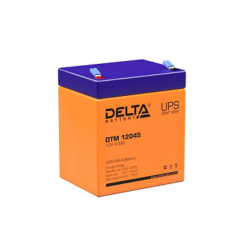Аккумулятор 12В 4.5А.ч Delta DTМ 12045 Аккумулятор 12В 4.5А.ч Delta DTМ 12045