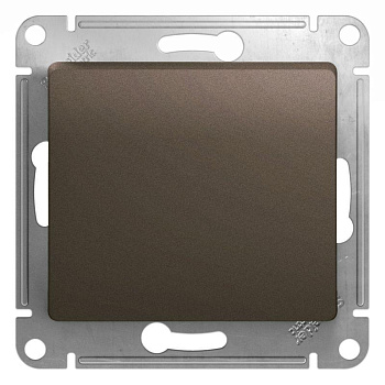 Механизм переключателя проходного 1-кл. СП Glossa 10А IP20 (сх. 6) 10AX шоколад. SchE GSL000861