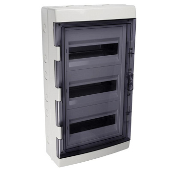 Бокс модульный накладной PDB/W 4036 GR (ЩРН-ПГ-36) IP65 пластик. Pro JazzWay 5072169 