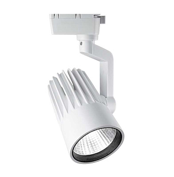 Светильник светодиодный PTR 0130-2 30Вт 4000К IP40 24град. трековый WH бел. JazzWay 5022737 Светильник светодиодный PTR 0130-2 30Вт 4000К IP40 24град. трековый WH бел. JazzWay 5022737