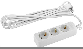 Удлинитель 3х5м с заземл. 16А IP20 U-3e-5m ПВС 3х1 Эра Б0028371
