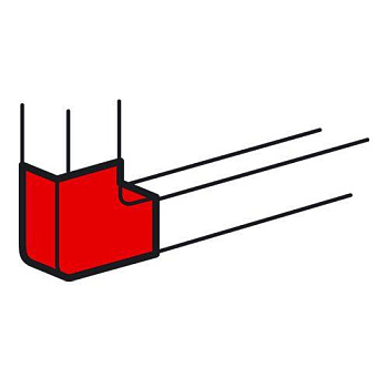 Угол плоский 85х50мм METRA Leg 638023 Угол плоский 85х50мм METRA Leg 638023