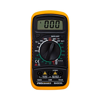 Мультиметр портативный MAS830L (DT850L) PROCONNECT 13-3021 Мультиметр портативный MAS830L (DT850L) PROCONNECT 13-3021