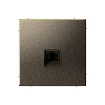 Розетка компьютерная ArtGallery RJ45 кат.6A механизм мокко SE GAL000686 Розетка компьютерная ArtGallery RJ45 кат.6A механизм мокко SE GAL000686