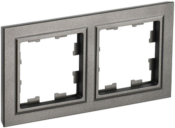 Рамка 2-м BRITE РУ-2-БрШ шампань IEK BR-M22-K37 Рамка 2-м BRITE РУ-2-БрШ шампань IEK BR-M22-K37