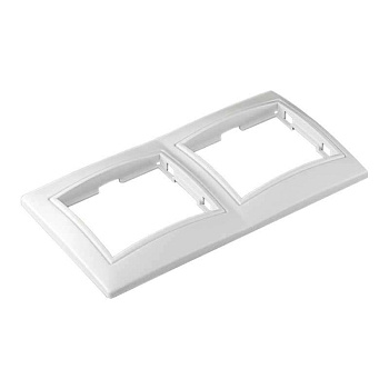 Рамка 2-м СП Севиль горизонт. бел. UNIVersal С0044 Рамка 2-м СП Севиль горизонт. бел. UNIVersal С0044