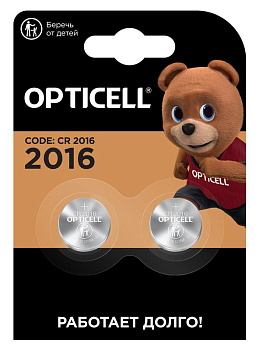 Элемент питания литиевый CR2016 (блист. 2шт) Specialty Opticell 5060003 Элемент питания литиевый CR2016 (блист. 2шт) Specialty Opticell 5060003