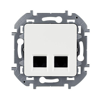 Розетка компьютерная 2-м Inspiria RJ45 кат.5E UTP бел. Leg 673835 Розетка компьютерная 2-м Inspiria RJ45 кат.5E UTP бел. Leg 673835