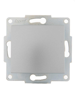 Механизм выключателя 1-кл. 1п СП Karina 10А IP20 матов. серебр. LEZARD 707-4388-100