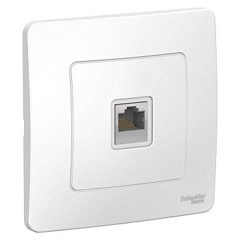 Розетка компьютерная 1-м СП BLANCA RJ45 кат.5e бел. SchE BLNIS045001 Розетка компьютерная 1-м СП BLANCA RJ45 кат.5e бел. SchE BLNIS045001