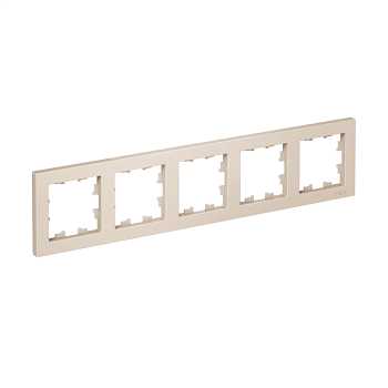 Рамка 5-м AtlasDesign универс. беж. SchE ATN000205