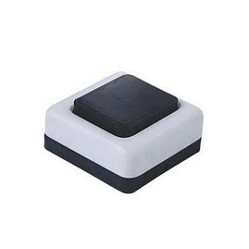 Кнопка звонка бел. корп. черн. кнопка БЕЛТИЗ А1-0.4-001 Кнопка звонка бел. корп. черн. кнопка БЕЛТИЗ А1-0.4-001