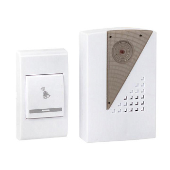 Звонок беспроводной 36 мелод. 80м с индик. на батарейках 004 2х1.5В АA бел.-сер. Basic EKF DBB-A-004 Звонок беспроводной 36 мелод. 80м с индик. на батарейках 004 2х1.5В АA бел.-сер. Basic EKF DBB-A-004