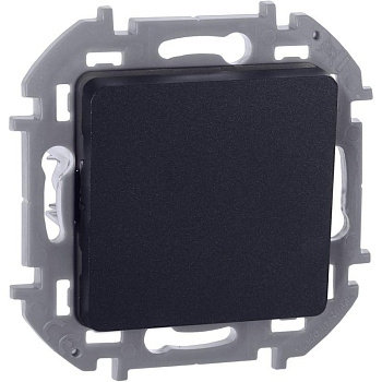 Механизм переключателя 1-кл. Inspiria 10А IP20 250В 10AX антрацит Leg 673653