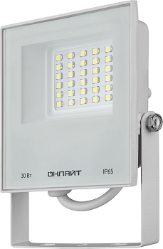 Прожектор светодиодный 90 135 OFL-30-6K-WH-IP65-LED 30Вт 6000К IP65 2400лм бел. ОНЛАЙТ 90135 Прожектор светодиодный 90 135 OFL-30-6K-WH-IP65-LED 30Вт 6000К IP65 2400лм бел. ОНЛАЙТ 90135