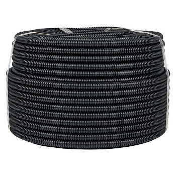 Труба гофрированная ПНД d16мм с протяжкой черн. (уп.100м) Plast PROxima EKF tpnd-16 Труба гофрированная ПНД d16мм с протяжкой черн. (уп.100м) Plast PROxima EKF tpnd-16