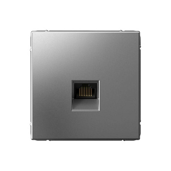 Розетка компьютерная ArtGallery RJ45 кат.6A механизм сталь SE GAL000986 Розетка компьютерная ArtGallery RJ45 кат.6A механизм сталь SE GAL000986