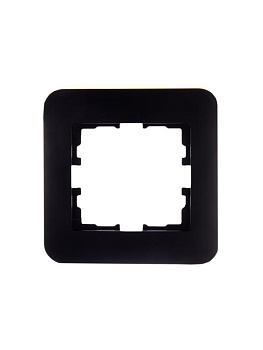 Рамка 1-м Karina Life горизонт. черн. бархат LEZARD 708-4200-146