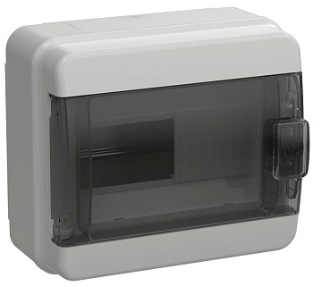Корпус пластиковый КМПн-8 IP65 черн. прозр. дверь TEKFOR IEK TF5-KP72-N-08-65-K03-K02 