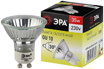 Лампа галогенная GU10-JCDR (MR16) -35W-230V ЭРА C0027385 Лампа галогенная GU10-JCDR (MR16) -35W-230V ЭРА C0027385