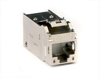 Модуль Keystone RJ45 кат.6 экранированный серебр. DKC RNK6FSL Модуль Keystone RJ45 кат.6 экранированный серебр. DKC RNK6FSL