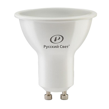 Лампа светодиодная RS LED GU10 7W 220-240V 4000К 7Вт рефлектор 560лм Ra 90 Русский Свет 15011345076 Лампа светодиодная RS LED GU10 7W 220-240V 4000К 7Вт рефлектор 560лм Ra 90 Русский Свет 15011345076