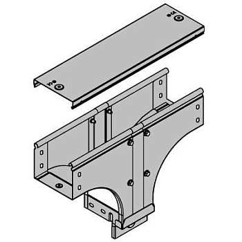 Ответвитель для лотка Т-образ. верт. универс. TDS осн. 150 Н80 DKC 37163