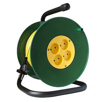 Удлинитель на катушке 4х50м без заземл. IP20 3.5кВт Союз 481S-3305