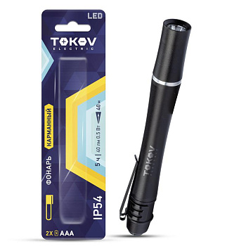 Фонарь ручной на батарейках AAx2 анодированный алюм. TOKOV ELECTRIC TKE-RF-B-05 Фонарь ручной на батарейках AAx2 анодированный алюм. TOKOV ELECTRIC TKE-RF-B-05