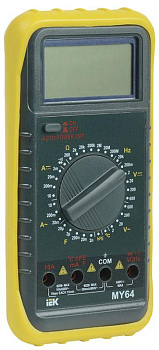 Мультиметр цифровой Professional MY64 IEK TMD-5S-064 Мультиметр цифровой Professional MY64 IEK TMD-5S-064