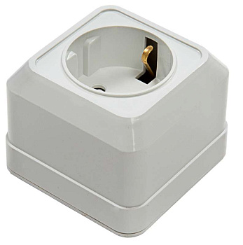 Розетка 1-м BOLLETO защ. шторки с заземл. накл. 7028х бел. ASD / IN HOME 4690612000954 Розетка 1-м BOLLETO защ. шторки с заземл. накл. 7028х бел. ASD / IN HOME 4690612000954