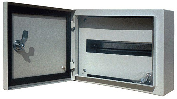 Корпус метал. навес. 250х300х120 12мод. IP54 ЩРН-12 SchE 30250DEK  Корпус метал. навес. 250х300х120 12мод. IP54 ЩРН-12 SchE 30250DEK