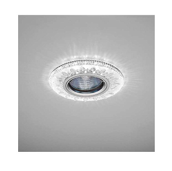 Светильник Emilia LED 51 2 70 декор. огран. полимер. со светодиод. подсвет. MR 16 прозр. ИТАЛМАК IT8678