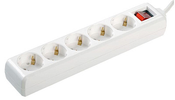 Удлинитель 5х5м с заземл. 16А IP20 У05К с выкл. 2P+PE IEK WYP10-16-05-05-ZK-N