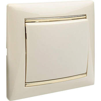 Механизм выключателя 1-кл. СП Valena 10А IP31 250В сл. кость Leg 774301