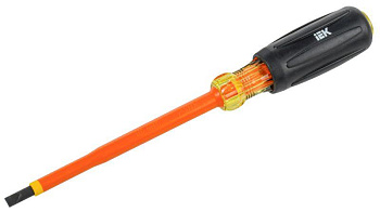 Отвертка диэлектрическая SL5.5х125 Т3 ARMA2L 5 IEK A2L5-SC30-T3-SL-55-125 Отвертка диэлектрическая SL5.5х125 Т3 ARMA2L 5 IEK A2L5-SC30-T3-SL-55-125