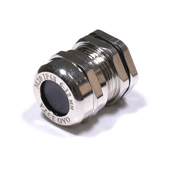 Ввод кабельный М20 латунь Dкаб. 6-12 IP68 ЗЭТАРУС zeta30117