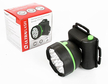 Фонарь налобный 909LED7 (7LED 1 режим; 3хR6 черн.) Ultraflash 11782 Фонарь налобный 909LED7 (7LED 1 режим; 3хR6 черн.) Ultraflash 11782