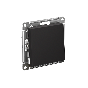 Выключатель 1-кл. СП AtlasDesign 10А IP20 (сх. 1) 10AX с самовозвратом механизм карбон SchE ATN001015