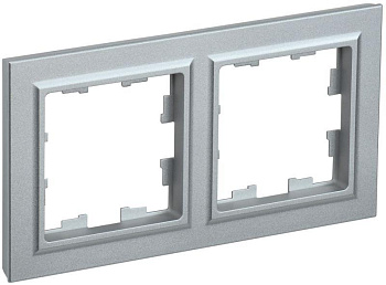 Рамка 2-м BRITE РУ-2-БрА алюм. IEK BR-M22-K47 Рамка 2-м BRITE РУ-2-БрА алюм. IEK BR-M22-K47