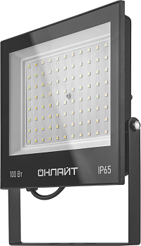 Прожектор светодиодный 61 948 OFL-100-6K-BL-IP65-LED 100Вт 6000К IP65 8000лм черн. ОНЛАЙТ 61948 Прожектор светодиодный 61 948 OFL-100-6K-BL-IP65-LED 100Вт 6000К IP65 8000лм черн. ОНЛАЙТ 61948