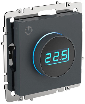 Термостат электронный с индикацией BRITE СП IP20 ТС10-1-БрМ маренго IEK BR-RT11-K35 Термостат электронный с индикацией BRITE СП IP20 ТС10-1-БрМ маренго IEK BR-RT11-K35