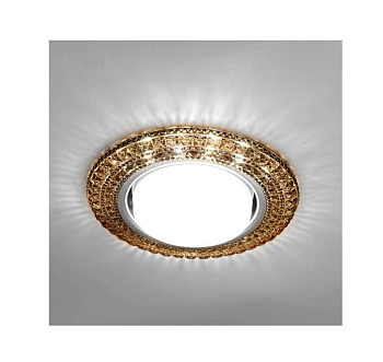 Светильник Emilia LED 53 3 76 полимер со светодиод. подсветкой GX53 чайн. ИТАЛМАК IT8698