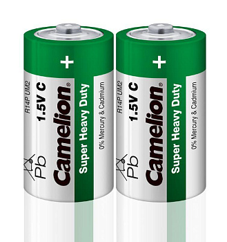 Элемент питания солевой R R14 (шринка 2шт) Camelion 1661