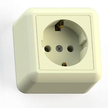 Розетка 1-м ОП Оптима РА16-376 16А IP20 с заземл. с монтаж. пластиной сл. кость Кунцево 8036 Розетка 1-м ОП Оптима РА16-376 16А IP20 с заземл. с монтаж. пластиной сл. кость Кунцево 8036