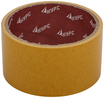Лента-скотч клейкая двусторонняя 48ммх5м КУРС 11806 Лента-скотч клейкая двусторонняя 48ммх5м КУРС 11806