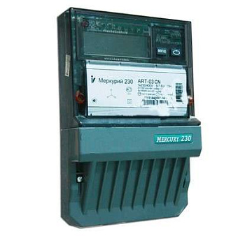 Счетчик "Меркурий" 230 ART-03 CN 3ф 5-7.5А 0.5s/1.0 класс точн. многотариф.; CAN ЖКИ Моск. вр. Инкотекс М0000052401