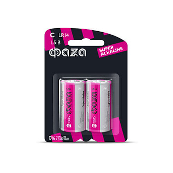 Элемент питания алкалиновый LR14 Super Alkaline BL-2 (уп.2шт) ФАZА 2858504 Элемент питания алкалиновый LR14 Super Alkaline BL-2 (уп.2шт) ФАZА 2858504